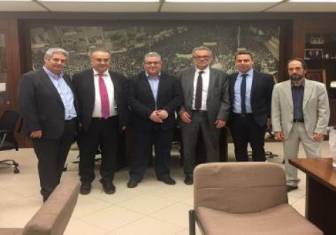 Συνάντηση αντιπροσωπείας της Ολομέλειας των Προέδρων των Δικ. Συλλόγων με τον κ. Δ. Κουτσούμπα