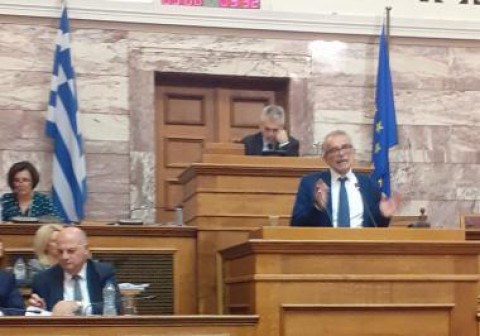 Τοποθέτηση του Αντιπροέδρου της Ολομέλειας,κατά την ακρόαση φορέων στη Βουλή επί του νομοσχεδίου «Ρυθμίσεις σωφρονιστικής νομοθεσίας, διατάξεις για το Ταμείο Προνοίας Απασχολουμένων στα Σώματα Ασφαλείας και λοιπές διατάξεις